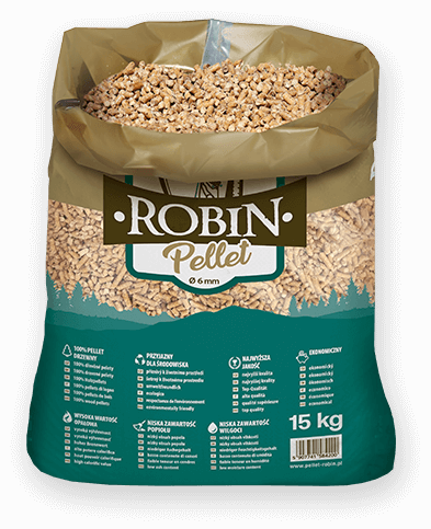 worek pelletu opałowego Robin do kupienia w Żelechowie lub sklepie internetowym